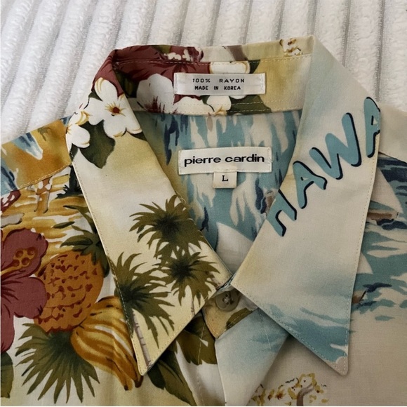 Pierre Cardin Hawaii Shirt - Picture 4 of 7